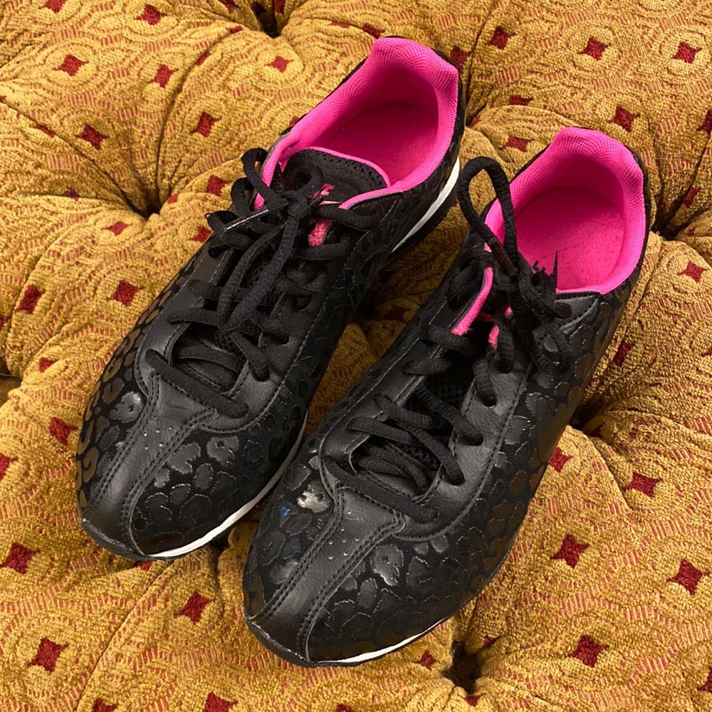Black Cheetah Nike Sneakers